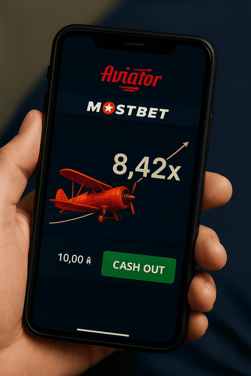 Mostbet Aviator oyununu telefonda oynayın və vaxtında